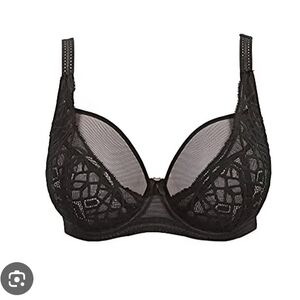 Freya Soiree Black Lace Underwire Bra 38H